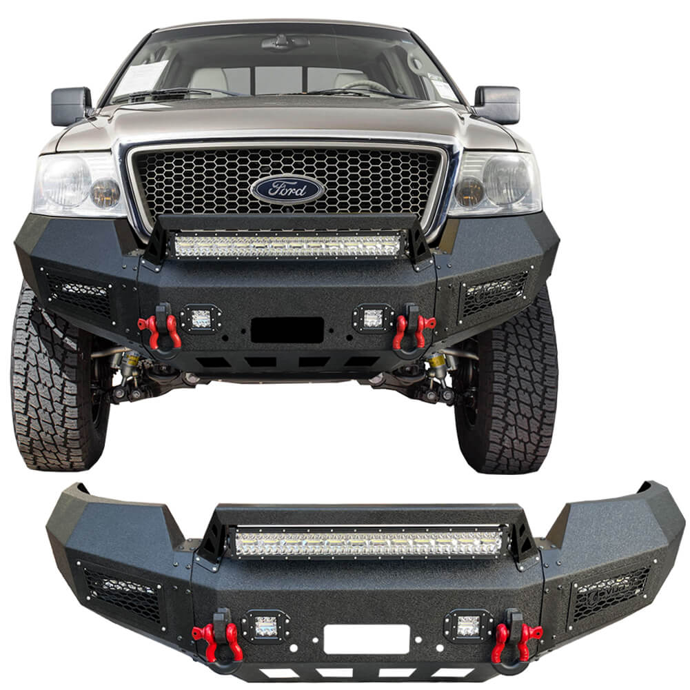 Vijay Front Bumper Fits 2006-2008 Ford F150 with Winch Plate [F150