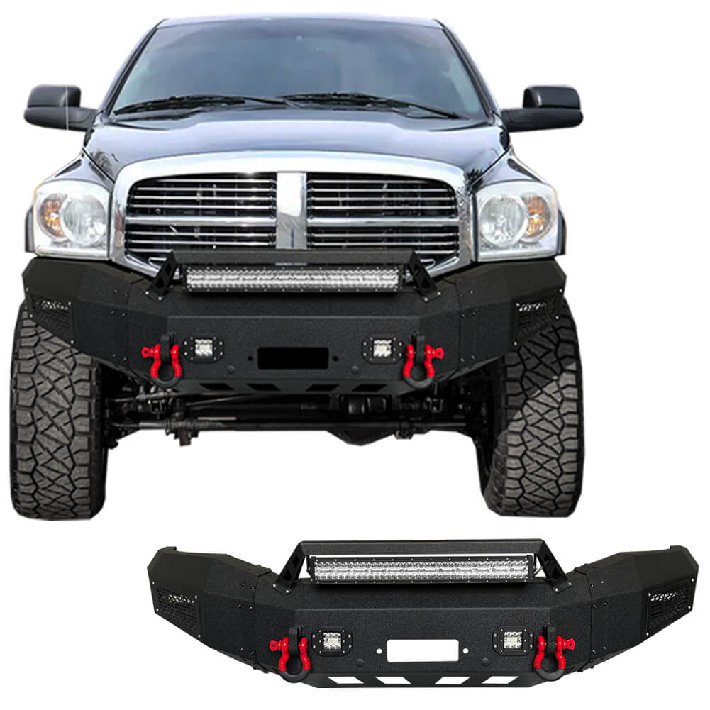 Vijay Front Bumper Fits 2006-2009 Dodge RAM 2500丨3500 with Winch Plate